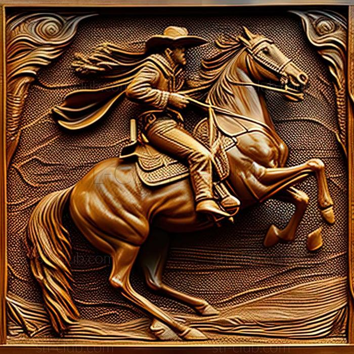 3D model Frederick Remington American artist (STL)